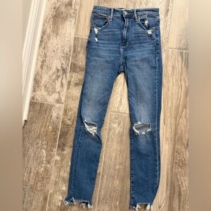 Abercrombie & Fitch the super skinny ankle high-rise